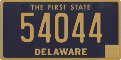 DE license plate 54044