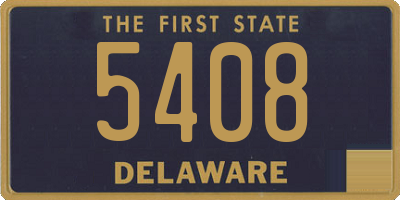 DE license plate 5408