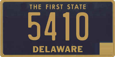 DE license plate 5410