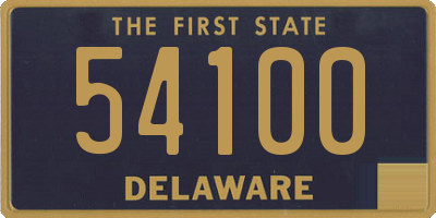 DE license plate 54100