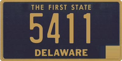 DE license plate 5411