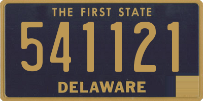 DE license plate 541121