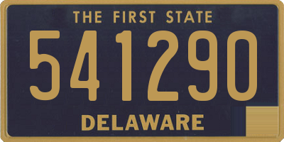 DE license plate 541290