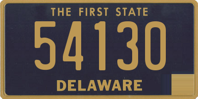 DE license plate 54130