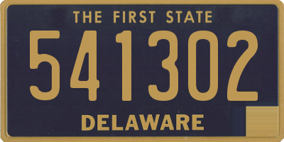 DE license plate 541302
