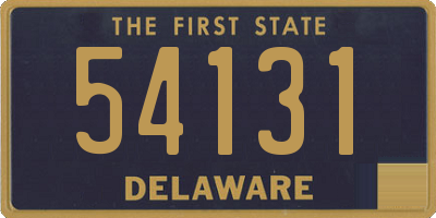 DE license plate 54131