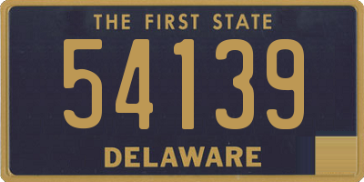 DE license plate 54139