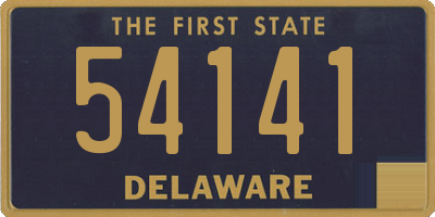 DE license plate 54141