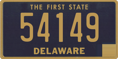 DE license plate 54149