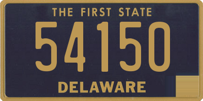 DE license plate 54150