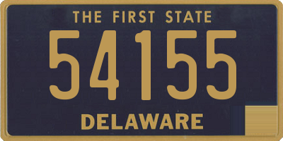 DE license plate 54155