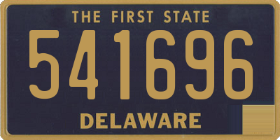 DE license plate 541696