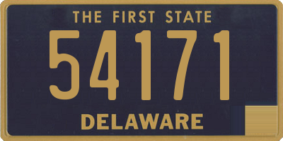 DE license plate 54171