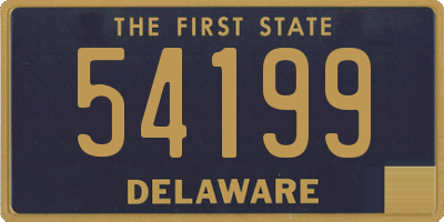 DE license plate 54199