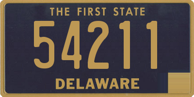 DE license plate 54211