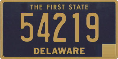 DE license plate 54219