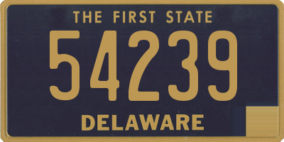 DE license plate 54239