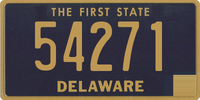 DE license plate 54271