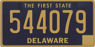 DE license plate 544079