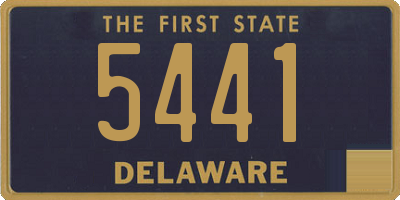 DE license plate 5441