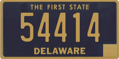 DE license plate 54414