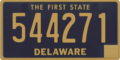 DE license plate 544271