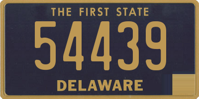 DE license plate 54439