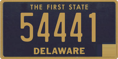 DE license plate 54441
