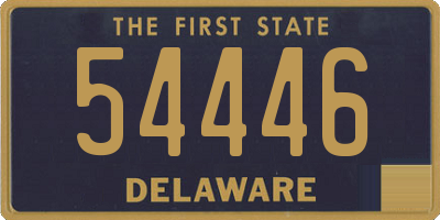 DE license plate 54446