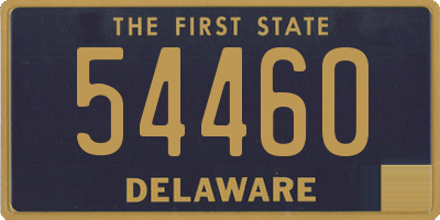 DE license plate 54460