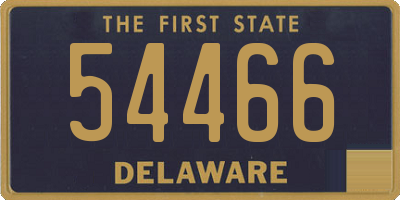 DE license plate 54466