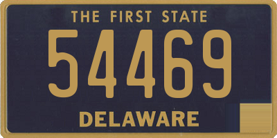 DE license plate 54469