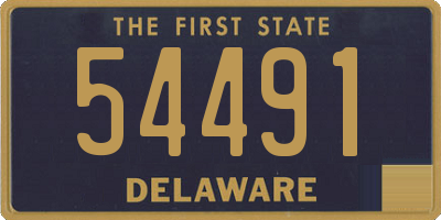 DE license plate 54491