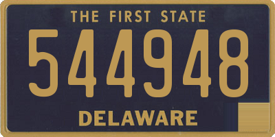 DE license plate 544948