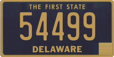 DE license plate 54499