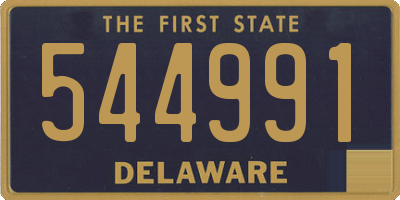 DE license plate 544991