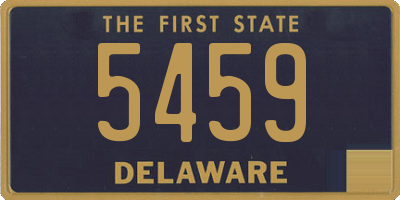 DE license plate 5459