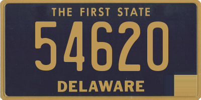 DE license plate 54620