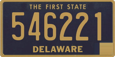 DE license plate 546221
