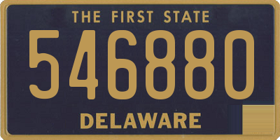 DE license plate 546880