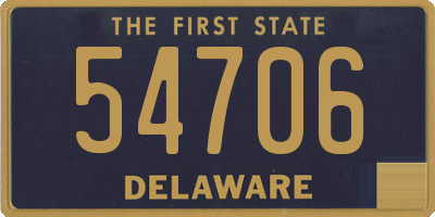 DE license plate 54706