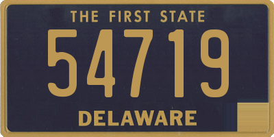 DE license plate 54719