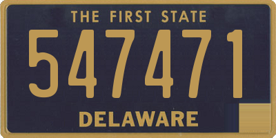 DE license plate 547471