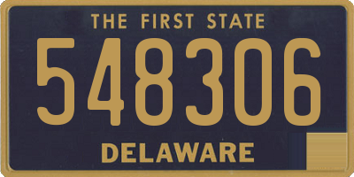 DE license plate 548306