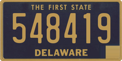 DE license plate 548419
