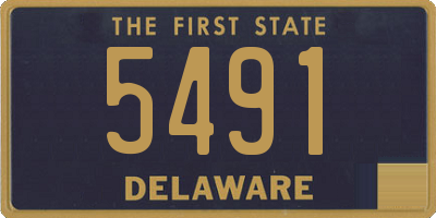 DE license plate 5491