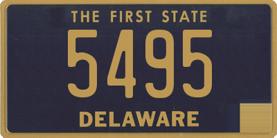 DE license plate 5495