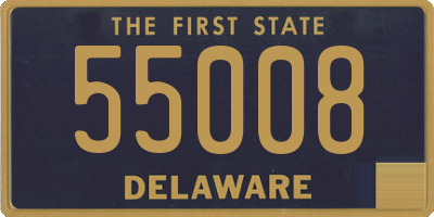 DE license plate 55008