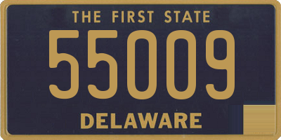 DE license plate 55009