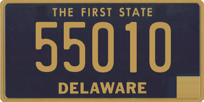 DE license plate 55010